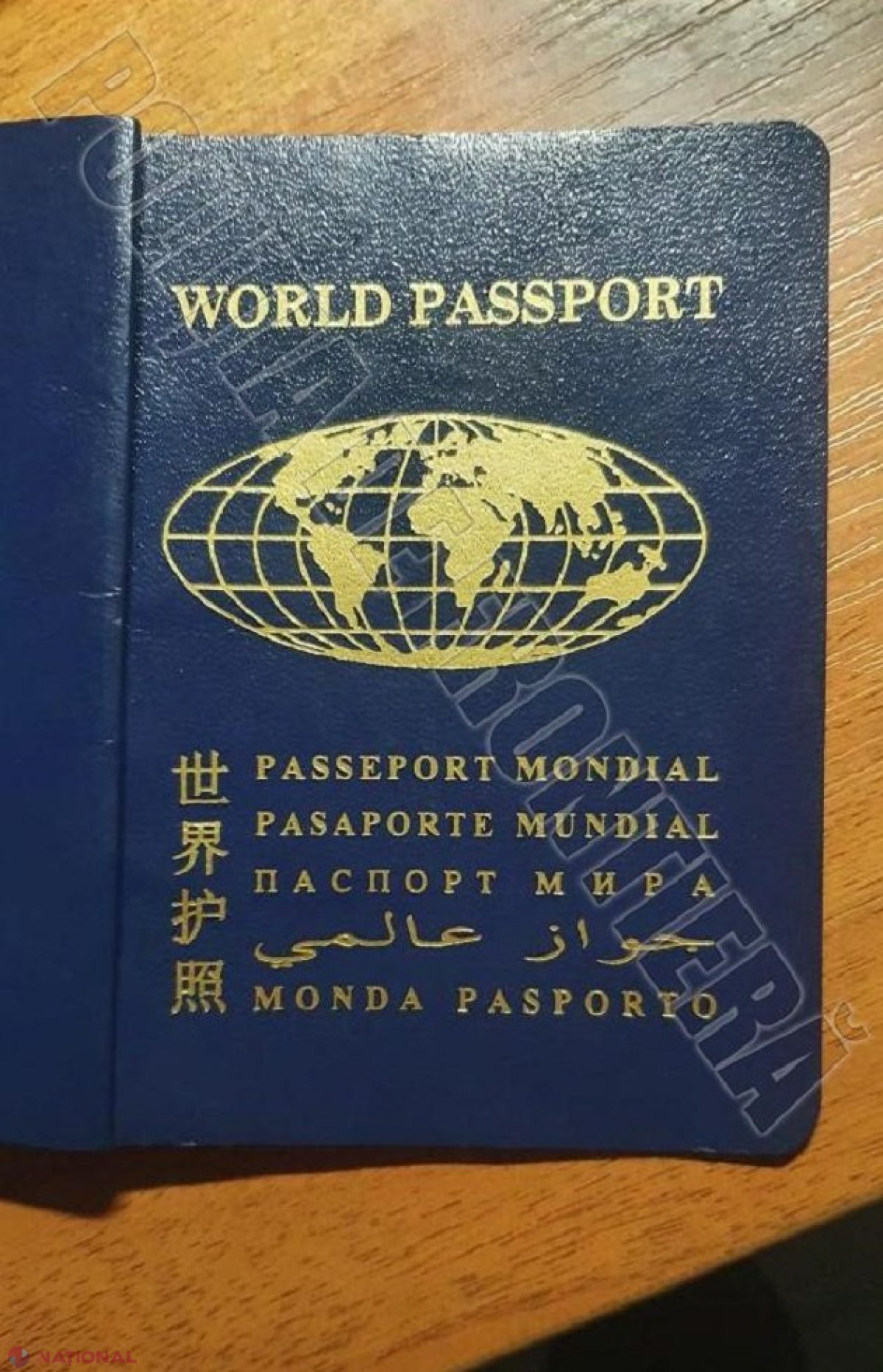 Un cetățean al R. Moldova a vrut să plece peste hotare cu un pașaport „MONDIAL”, nerecunoscut în nicio țară de pe glob