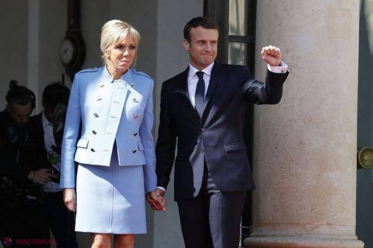 MODESTIE // Macron, costum de 450 de euro, la învestitură. Soţia, haine împrumutate. Ce MESAJ au vrut să transmită