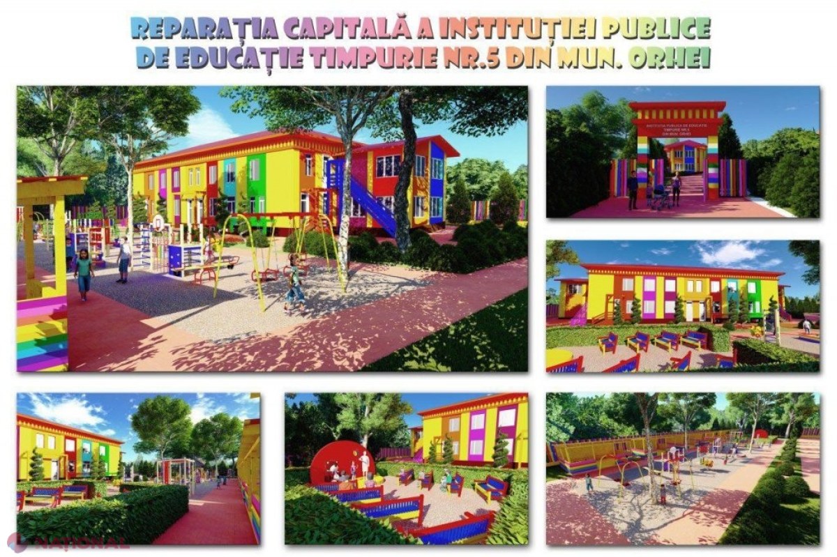 FOTO // La Orhei a fost dat STARTUL reconstrucției capitale a grădinițelor: Cum vor arăta acestea
