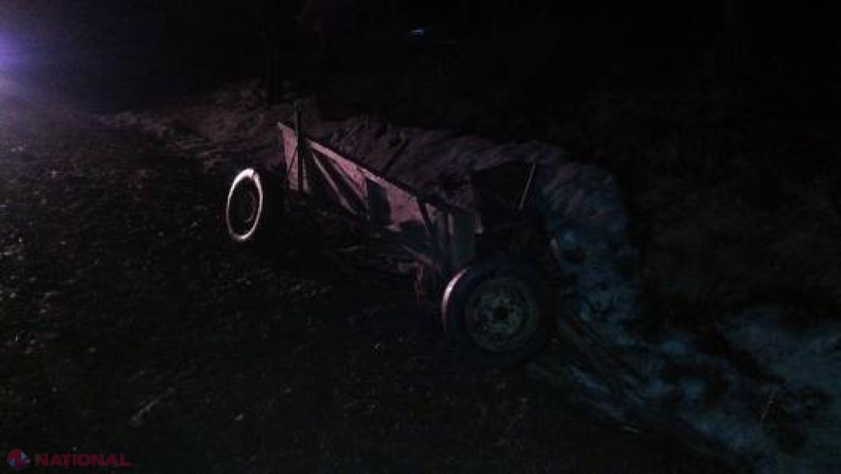 A ACCIDENTAT o căruţă şi a FUGIT de la locul accidentului. Ce MINCIUNĂ a tras la poliţie acest şofer din Făleşti
