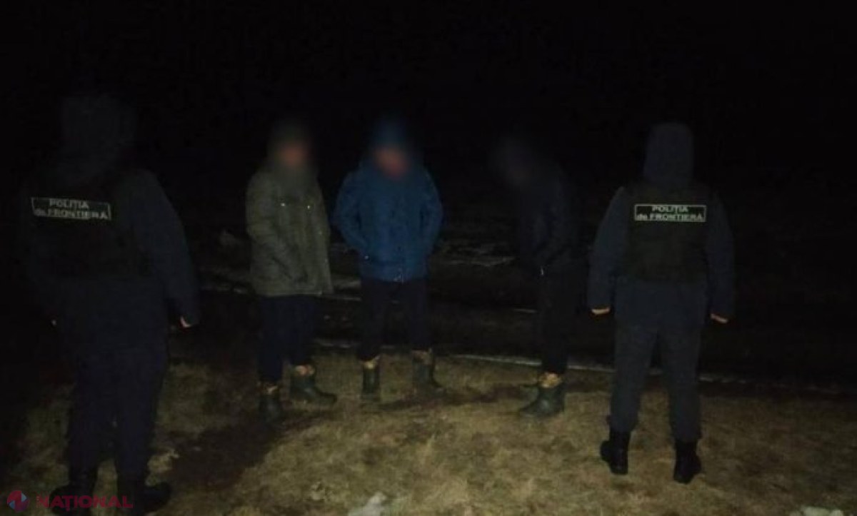 Încă cinci bărbați din Ucraina, care au intrat ilegal în R. Moldova, prinși de polițiștii de frontieră