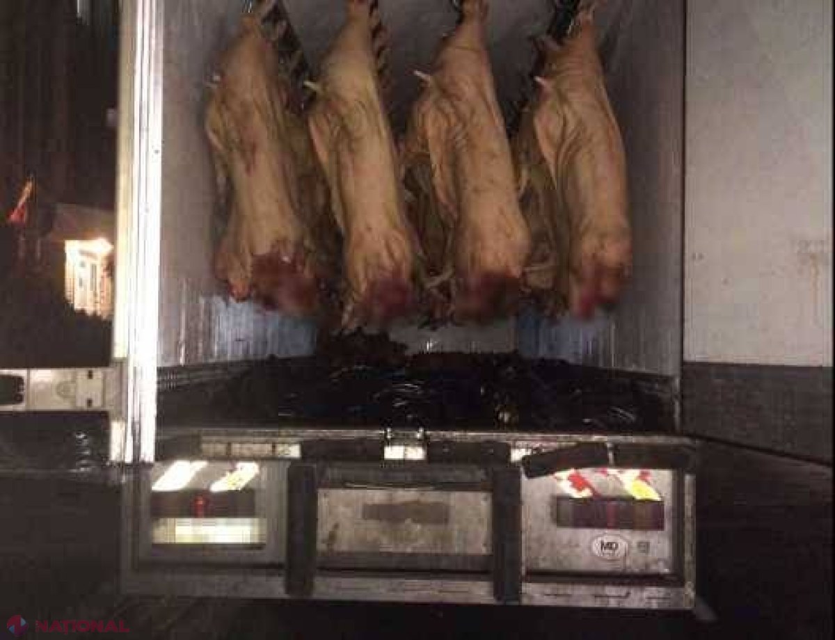TONE de carne de porc, COFISCATE de Poliție: Urmau să fie comercializate la piața din centrul capitalei