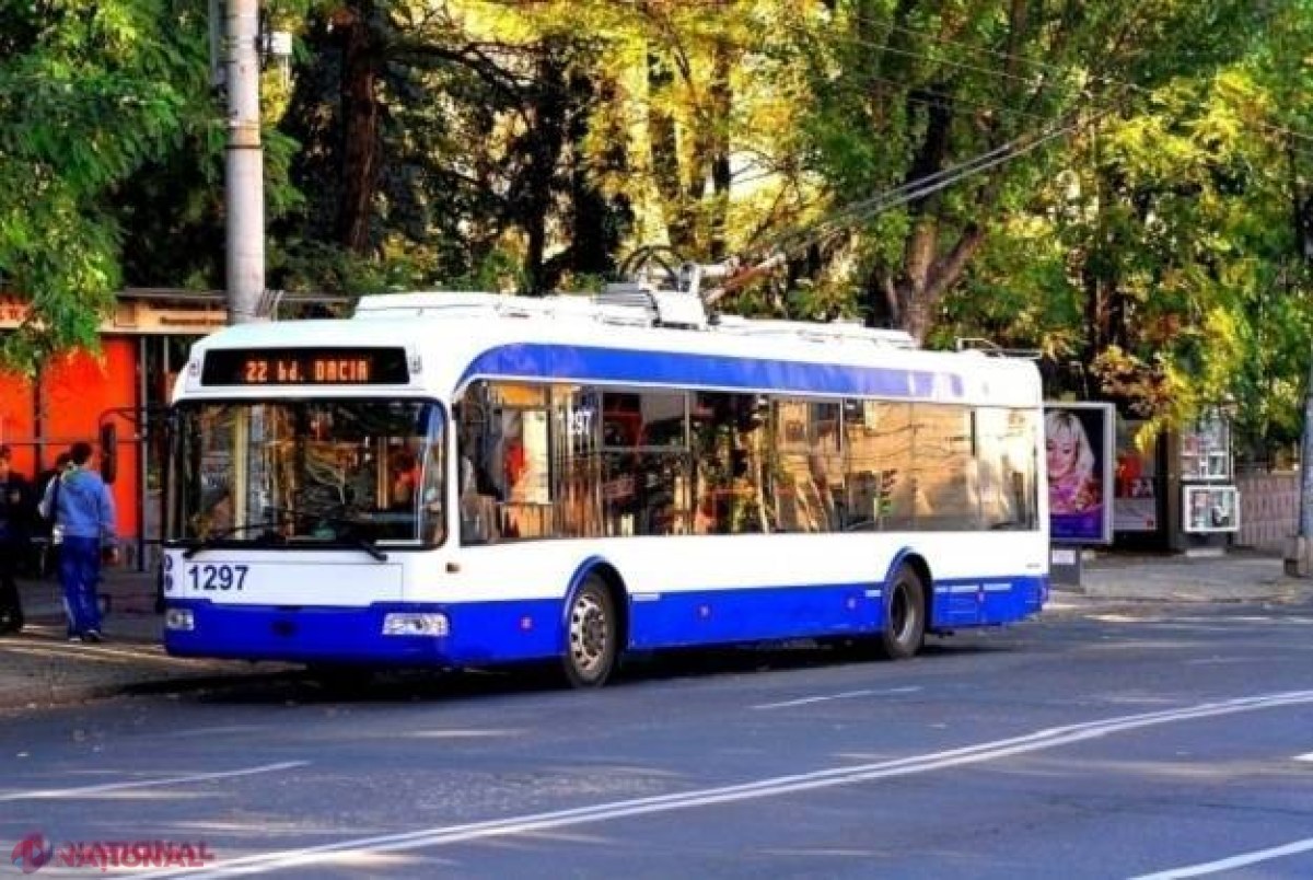 SCHIMBARE de itinerar pentru șase rute de troleibuz: Circulația rutieră pe o stradă importantă care face legătura între sectoarele Centru și Botanica, SISTATĂ pentru două zile