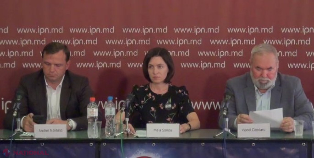 Maia Sandu, răspuns pentru Candu: „Cetățenii trebuie să decidă cine să vină la guvernare, nu Candu sau Plahotniuc”