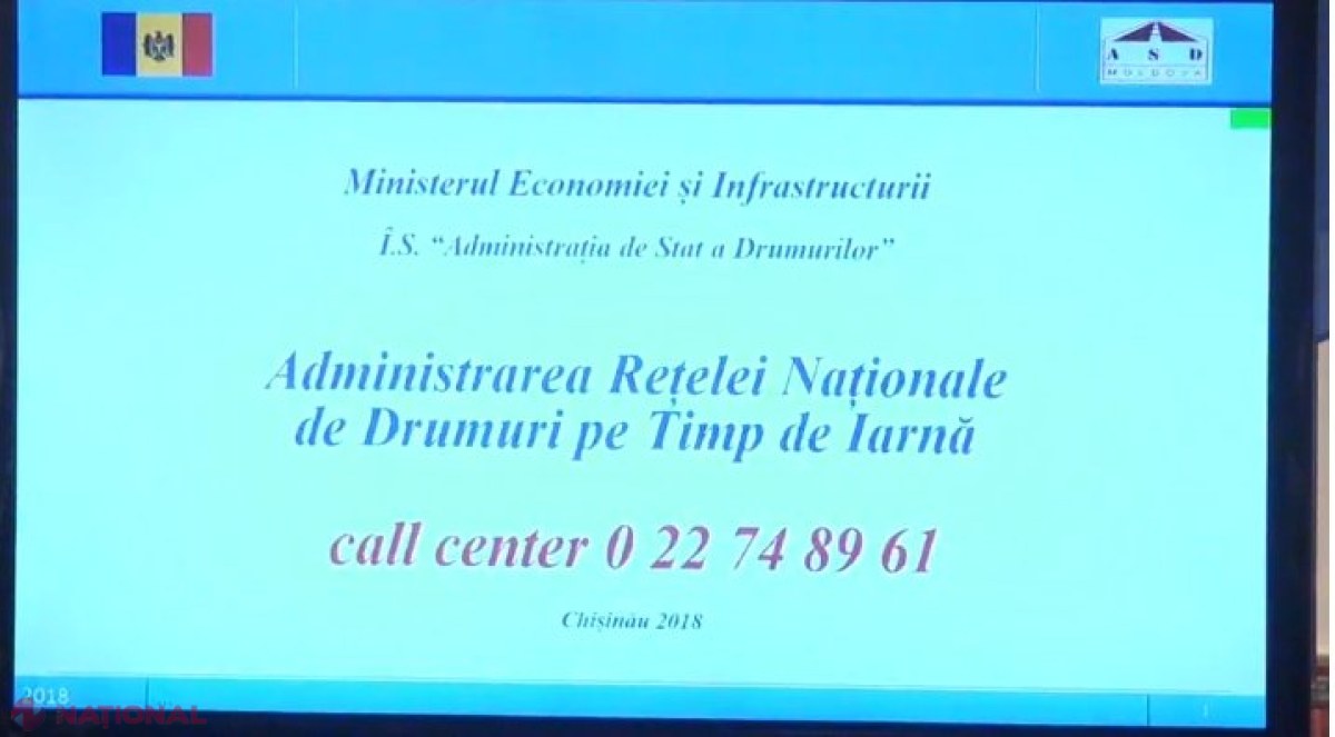 VIDEO // Informațiile despre starea și accesibilitatea drumurilor, inclusiv pe timp de iarnă, vor putea fi obținute în regim ONLINE de către cetățeni