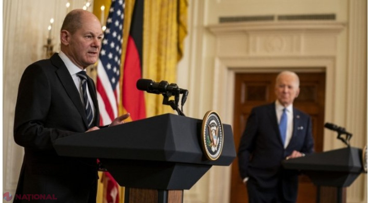 Ruptură majoră între Germania și SUA din cauza Nord Stream 2. Cum l-a contrazis cancelarul Scholz pe Joe Biden