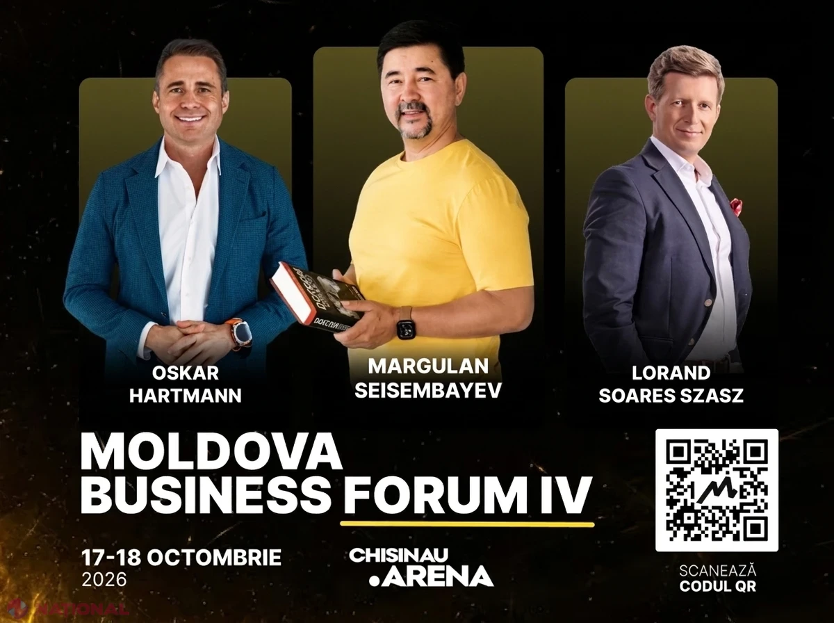 Evenimentul anului în business! Miliardari mondiali și lideri de top vin la Chișinău pentru a transforma afacerile din Moldova