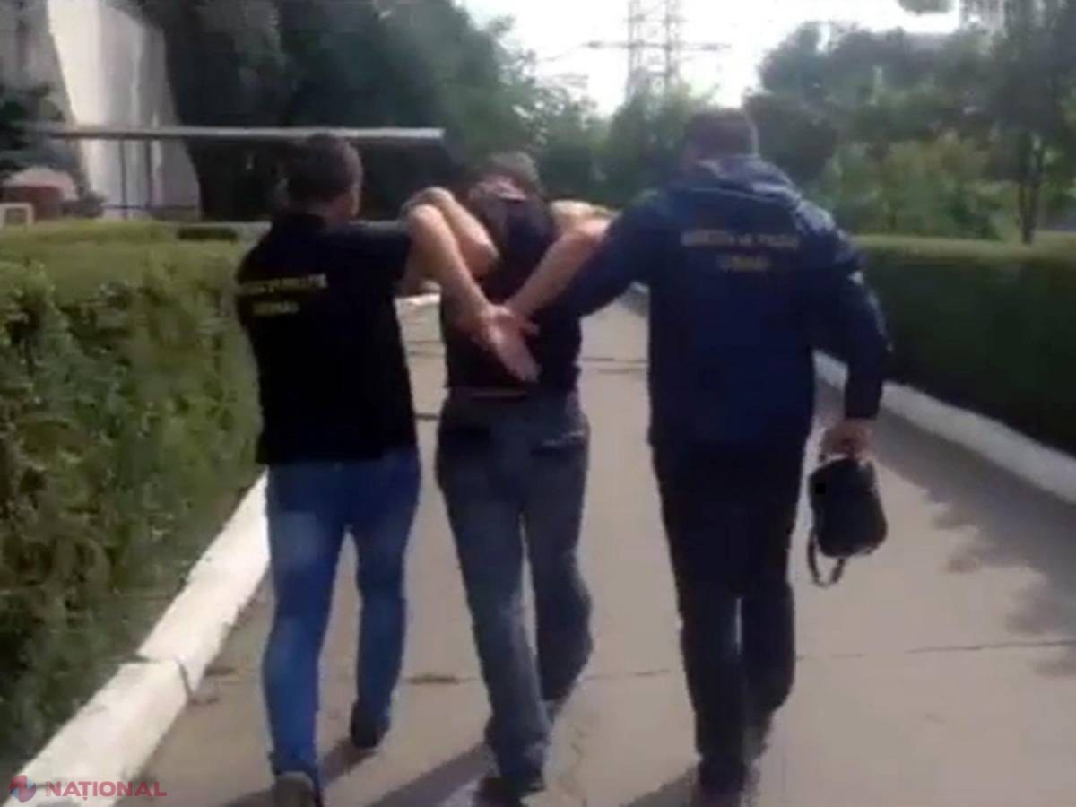 Recidivist PERICULOS, reținut în Chișinău, după ce a atacat un bărbat în stradă, lovindu-l cu o sticlă de bere în cap