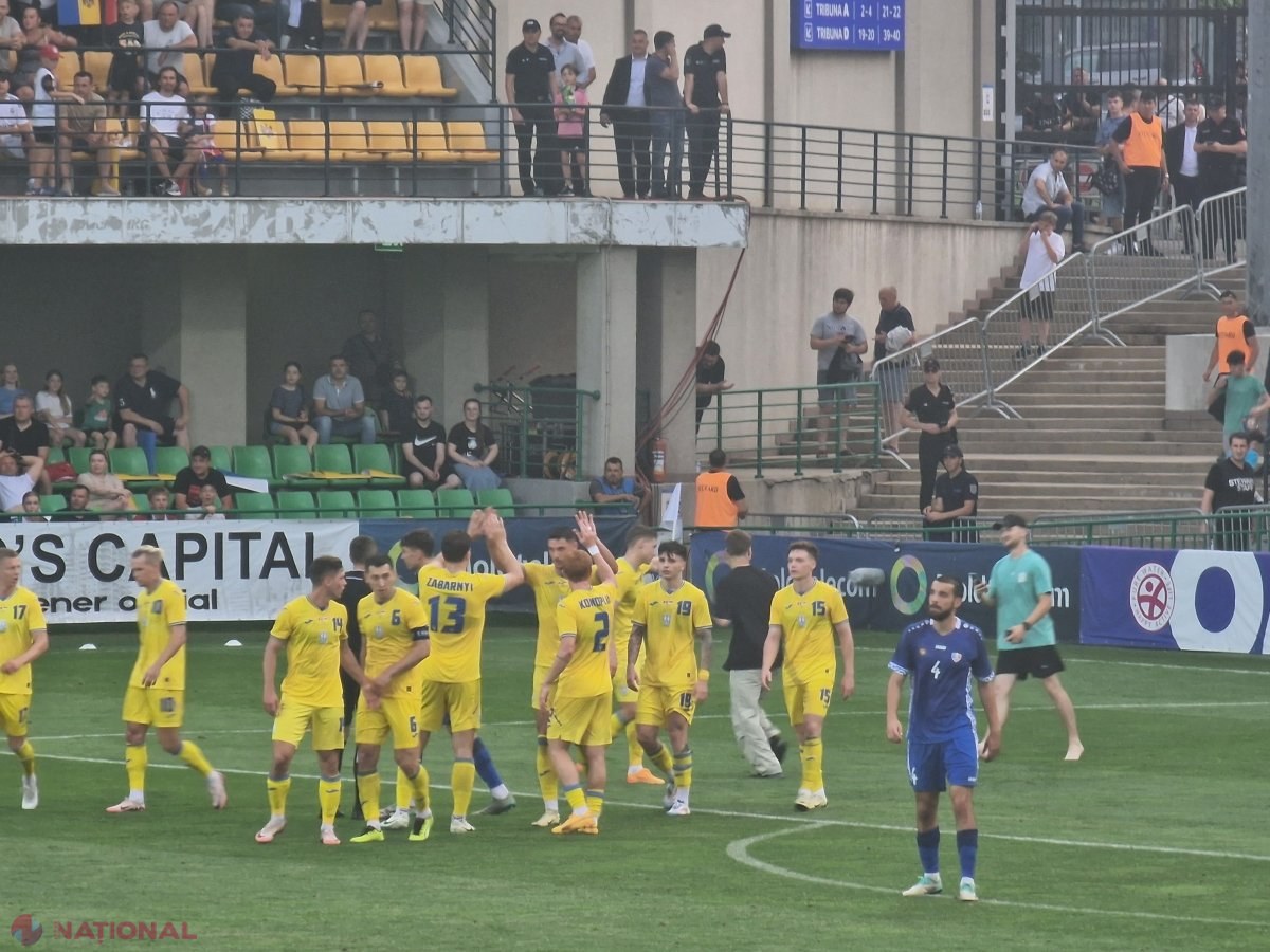 GALERIE FOTO // Ucrainenii au oferit o lecție de fotbal NAȚIONALEI R. Moldova înainte de EURO 2024. Tricolorii au pierdut cu 0-4 „amicalul prieteniei”, dar pot fi „răzbunați” duminică de România ​