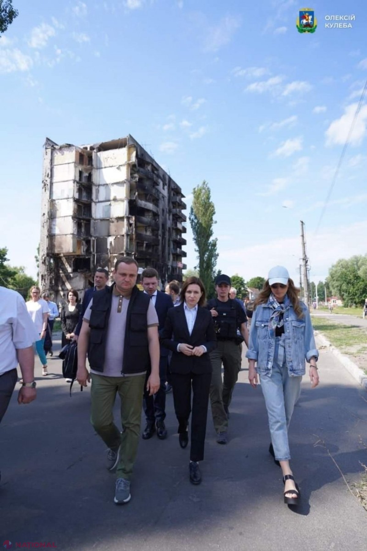 Maia Sandu a vizitat Borodeanka și Irpin, localități în care armata lui Putin a făcut PRĂPAD.
