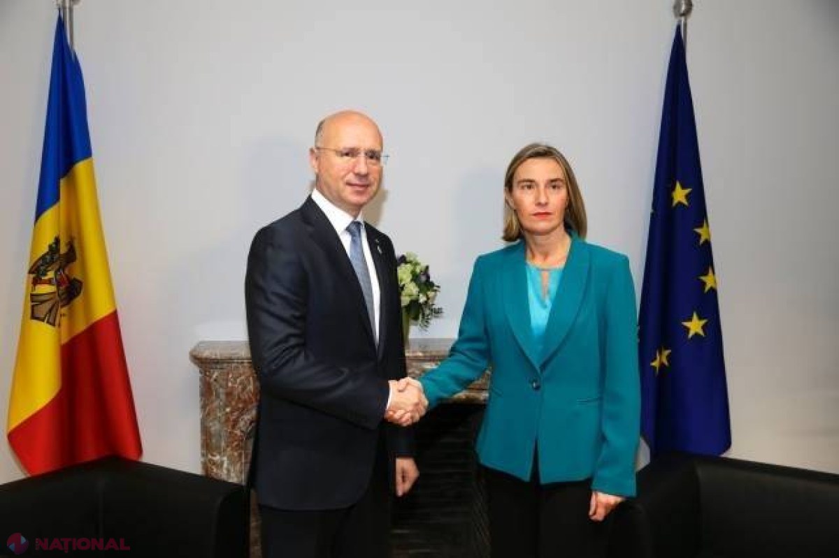 Federica Mogherini: „Obiectivul nostru primar este să AJUTĂM R. Moldova să traverseze perioada complicată prin care trece”