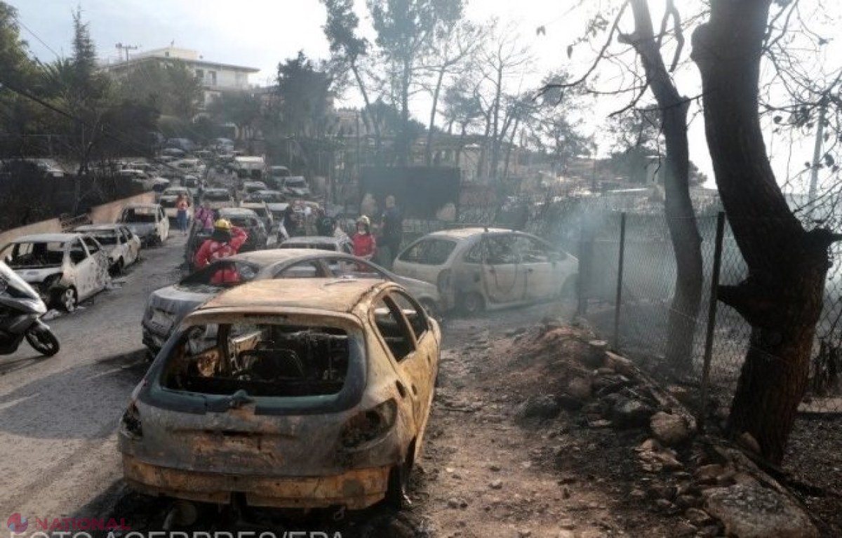 A fost stabilită CAUZA INCENDIILOR din Grecia, soldate cu 87 de morți: Unul dintre vinovați, IDENTIFICAT
