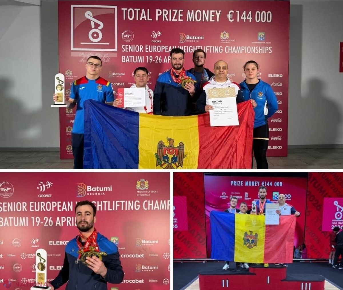 Halterofilul Marin Robu cucerește AURUL european și stabilește un nou record continental