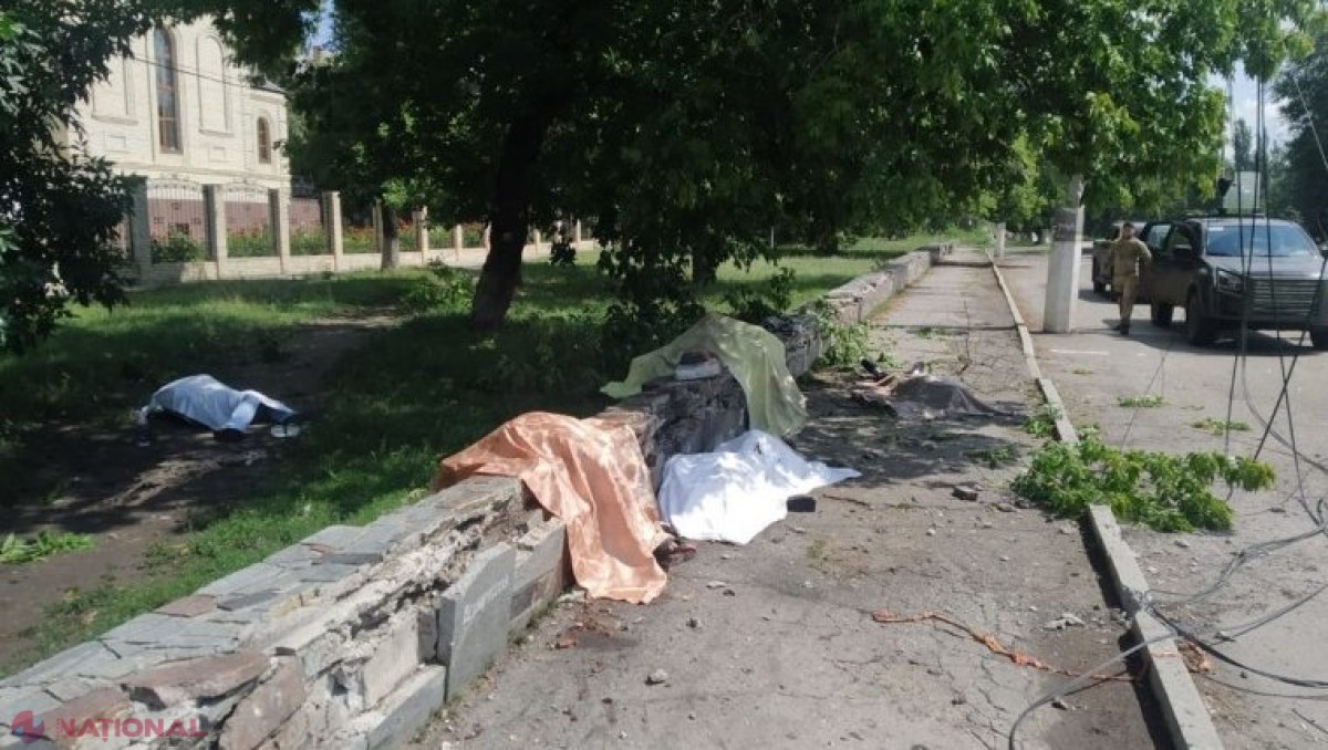Rușii au lovit cu o RACHETĂ o stație de autobuz din estul Ucrainei. Cel puțin opt morți și patru răniți, printre care și copii