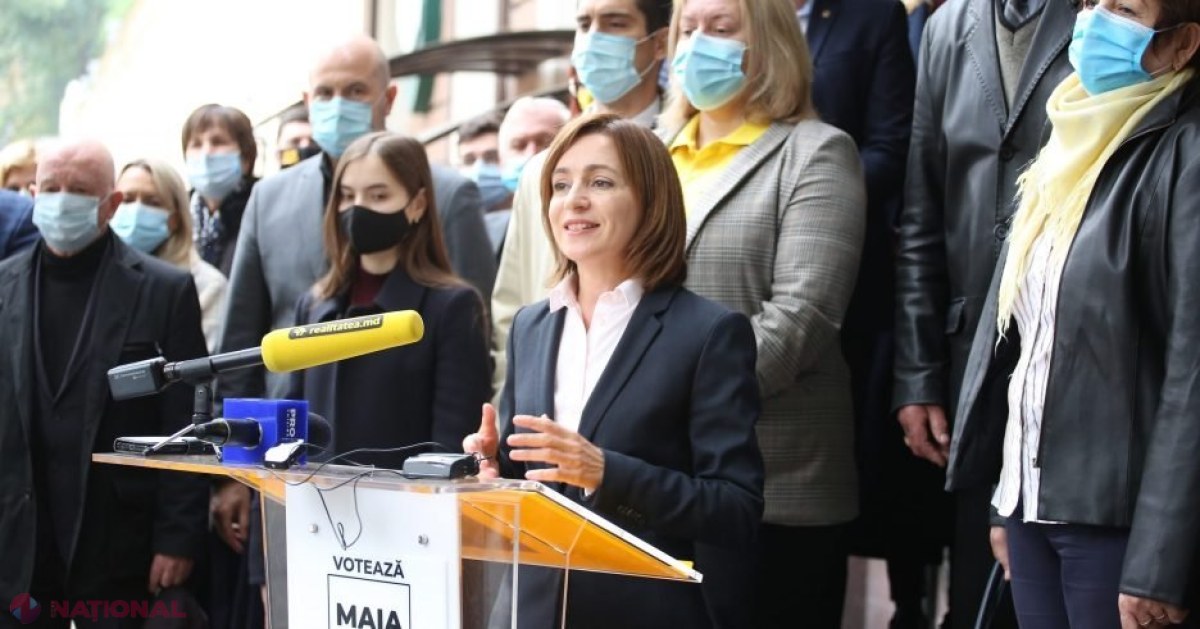 VIDEO // Maia Sandu, PRIMA REACȚIE după închiderea secțiilor de votare: A aplaudat DIASPORA și a vorbit despre sute de cazuri de transportare organizată și cumpărare a alegătorilor