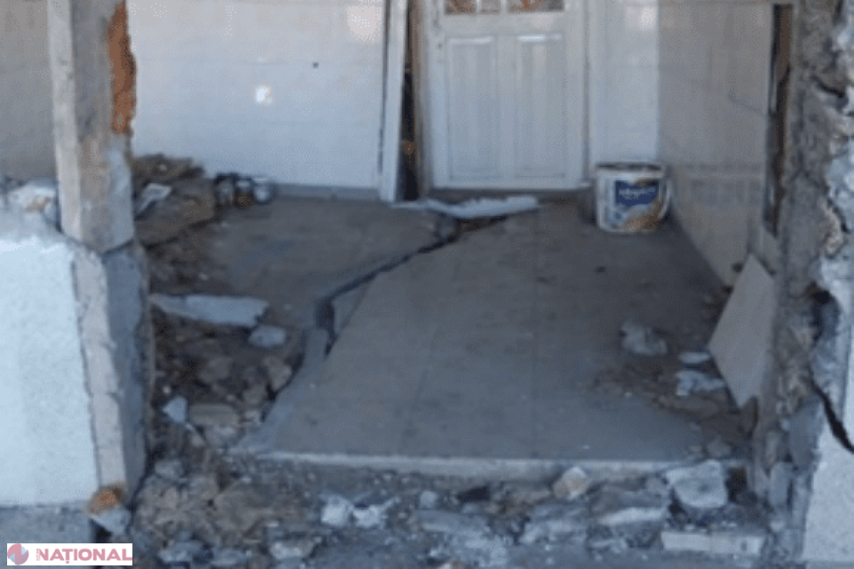 Pamântul îi înghite casa. Coșmarul prin care trece un gospodar de la nordul R. Moldova
