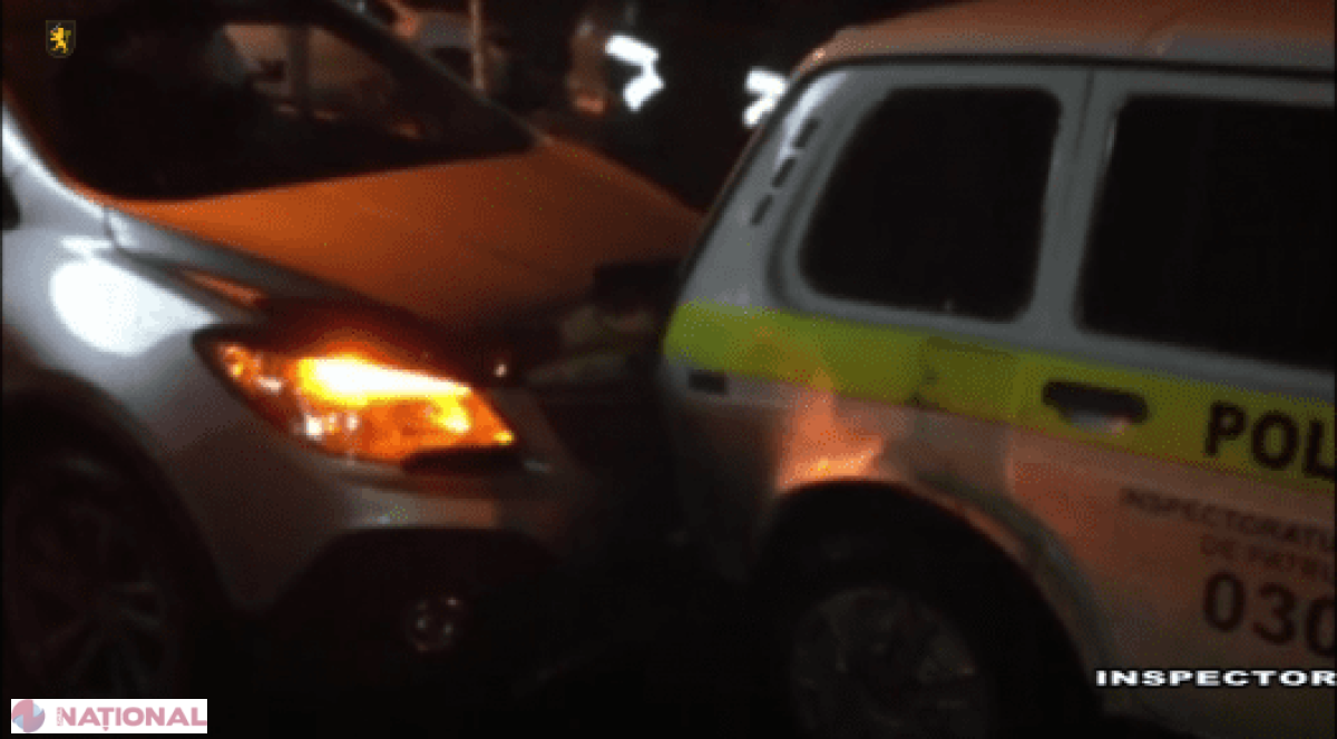 BEATĂ criță, o minoră a ACCIDENTAT o mașină a poliției