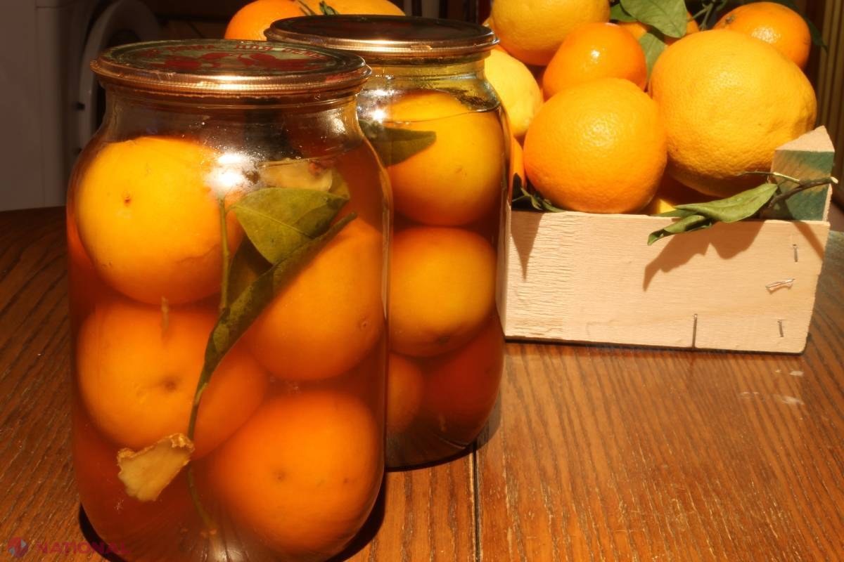REȚETA Tamarei Șchiopu // Mandarine conservate în divin