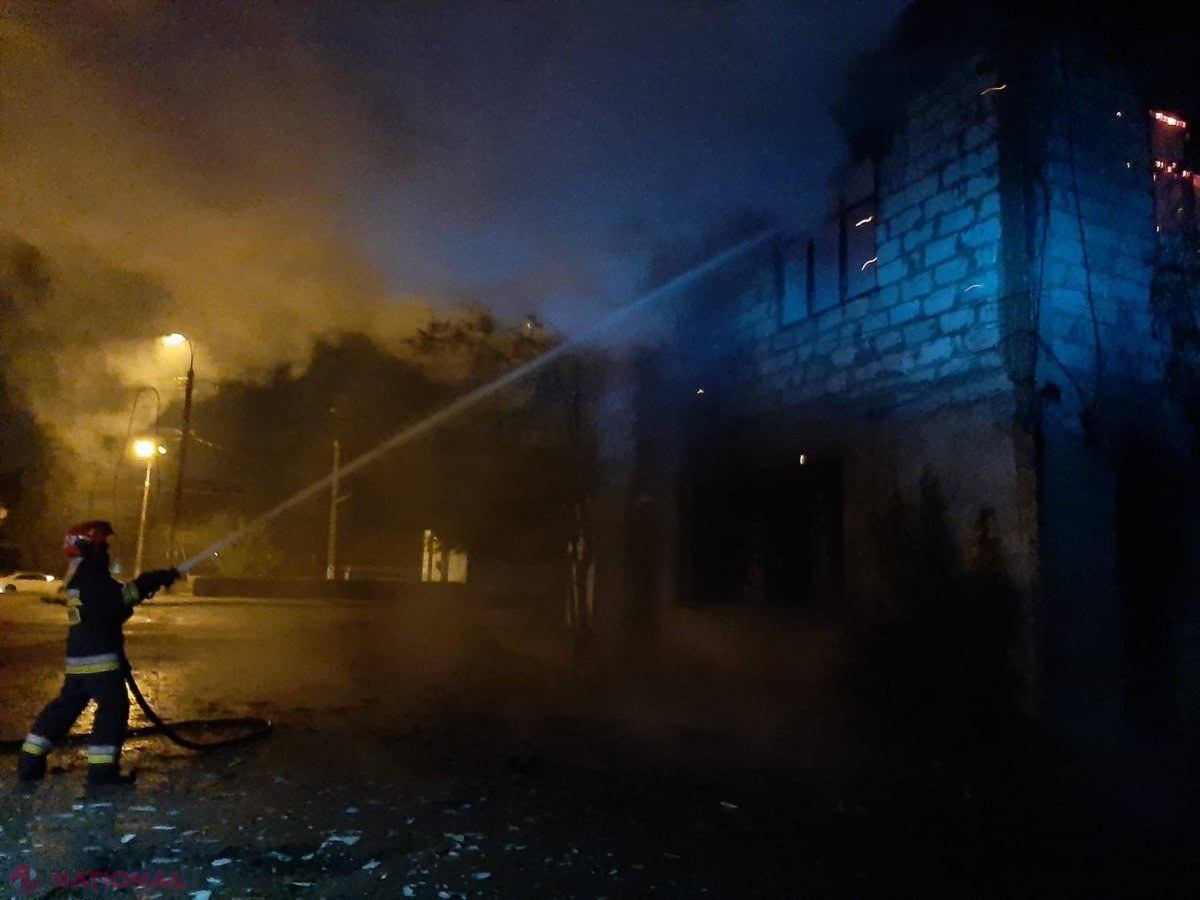 FOTO // Cincizeci de vaci au ars de vii într-un incendiu la Orhei