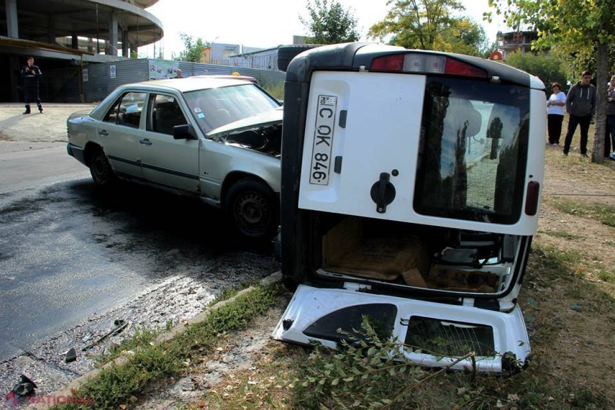 Accident în sectorul Ciocana al capitalei