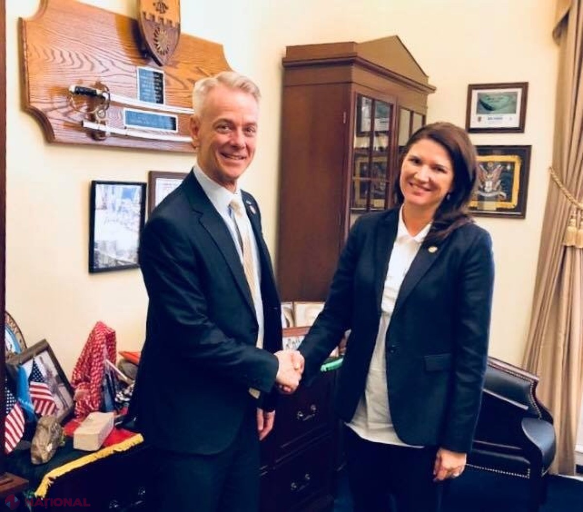 FOTO // Ambasadoarea R. Moldova în SUA: „Sunt foarte încântată de întâlnirea cu un ALIAT puternic al Moldovei”