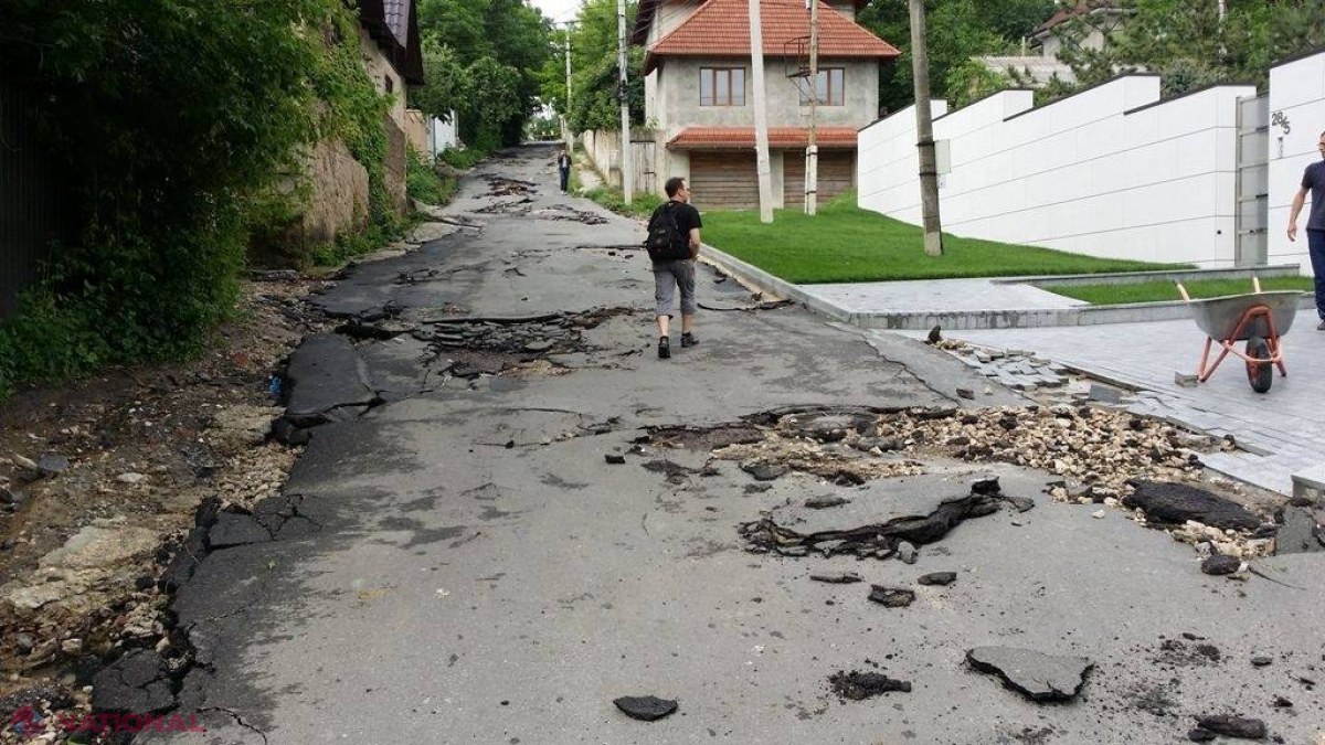 FOTO BILANȚ // Ploaia de ieri-seară a STRICAT drumuri și a lăsat zeci de șoferi fără plăcuțele de înmatriculare