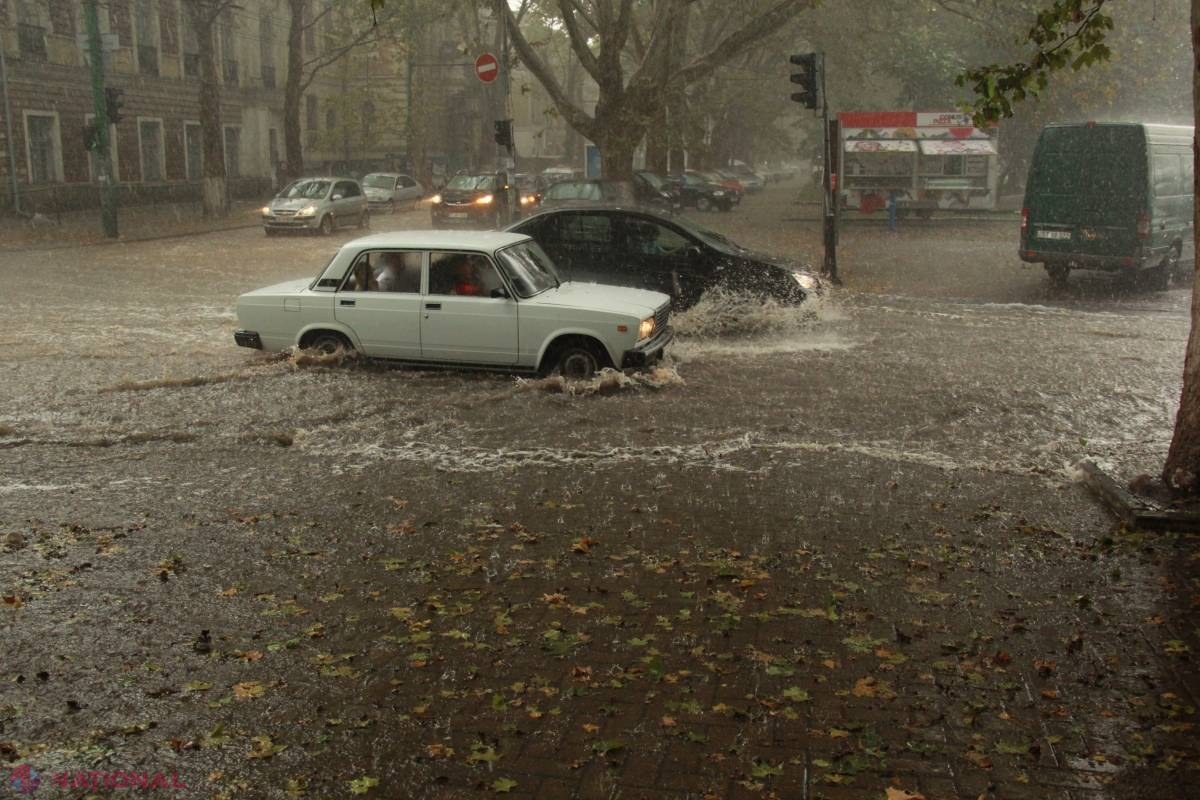 METEO // Cod galben de PRECIPITAȚII puternice și până la minus 5 grade Celsius în R. Moldova