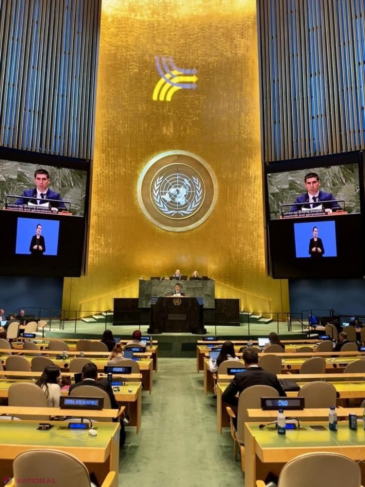 Vicepremierul Popșoi, discurs la Summitul Viitorului din cadrul Adunării Generale a ONU de la New York: Apel la solidaritate între state pentru a consolida pacea și securitatea internațională