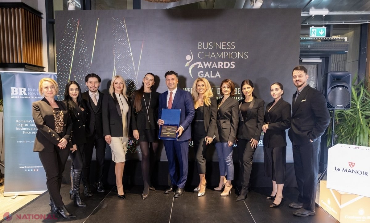 PERFORMANȚĂ // Vlad Musteață, distins cu titlul de Business CHAMPION la gala Business Review