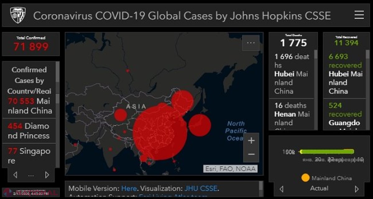 ALARMANT // Numărul de cazuri noi de coronavirus a reînceput să crească în China: Câți oameni au fost tratați de la izbucnirea epidemiei