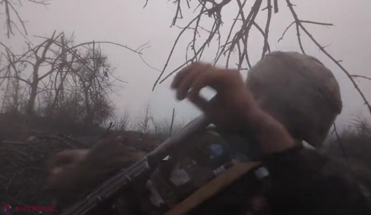 VIDEO // Cum arată o luptă în prima linie a războiului din Ucraina. Imagini DRAMATICE