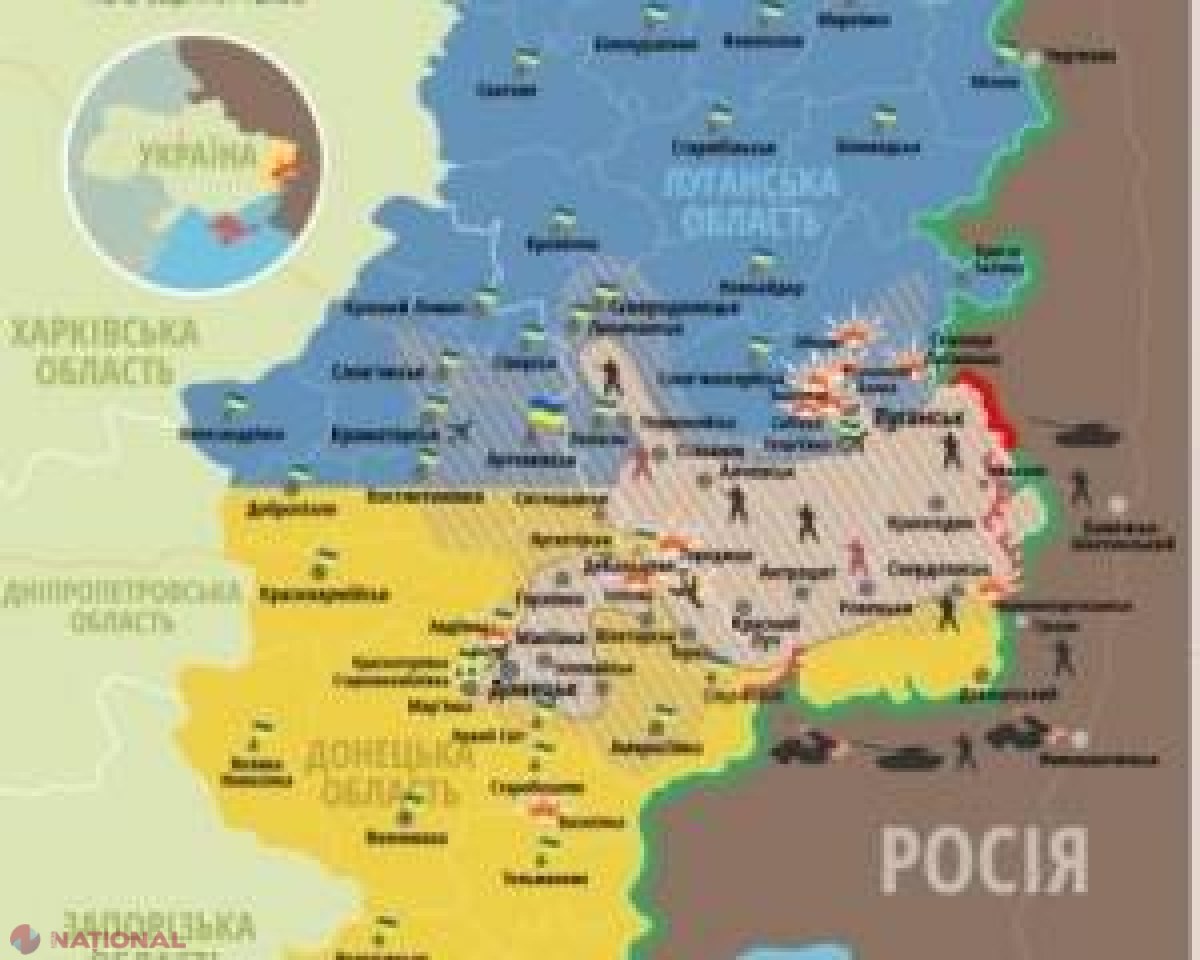 DECLARAŢIE // Militarii ucraineni au eliberat TREI PĂTRIMI din teritoriul controlat de separatişti