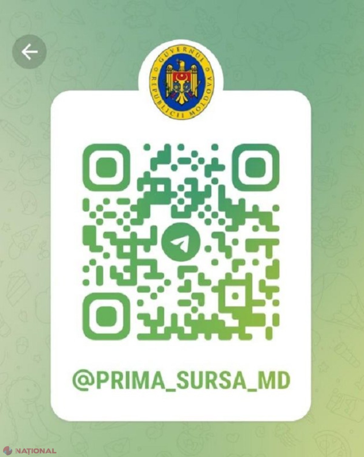 Autoritățile R. Moldova anunță crearea unui canal OFICIAL pe Telegram, numit „Prima Sursă”: „Aici vom informa rapid despre cele mai importante decizii ale autorităților din Republica Moldova și vom dezminți falsurile și manipulările”