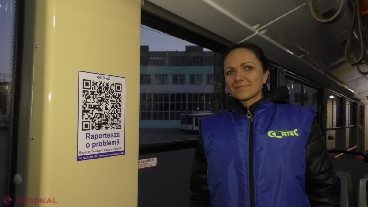 NOU // Cum puteți raporta problemele din troleibuze în regim ONLINE: Peste 300 de unități de transport, dotate cu QR-coduri