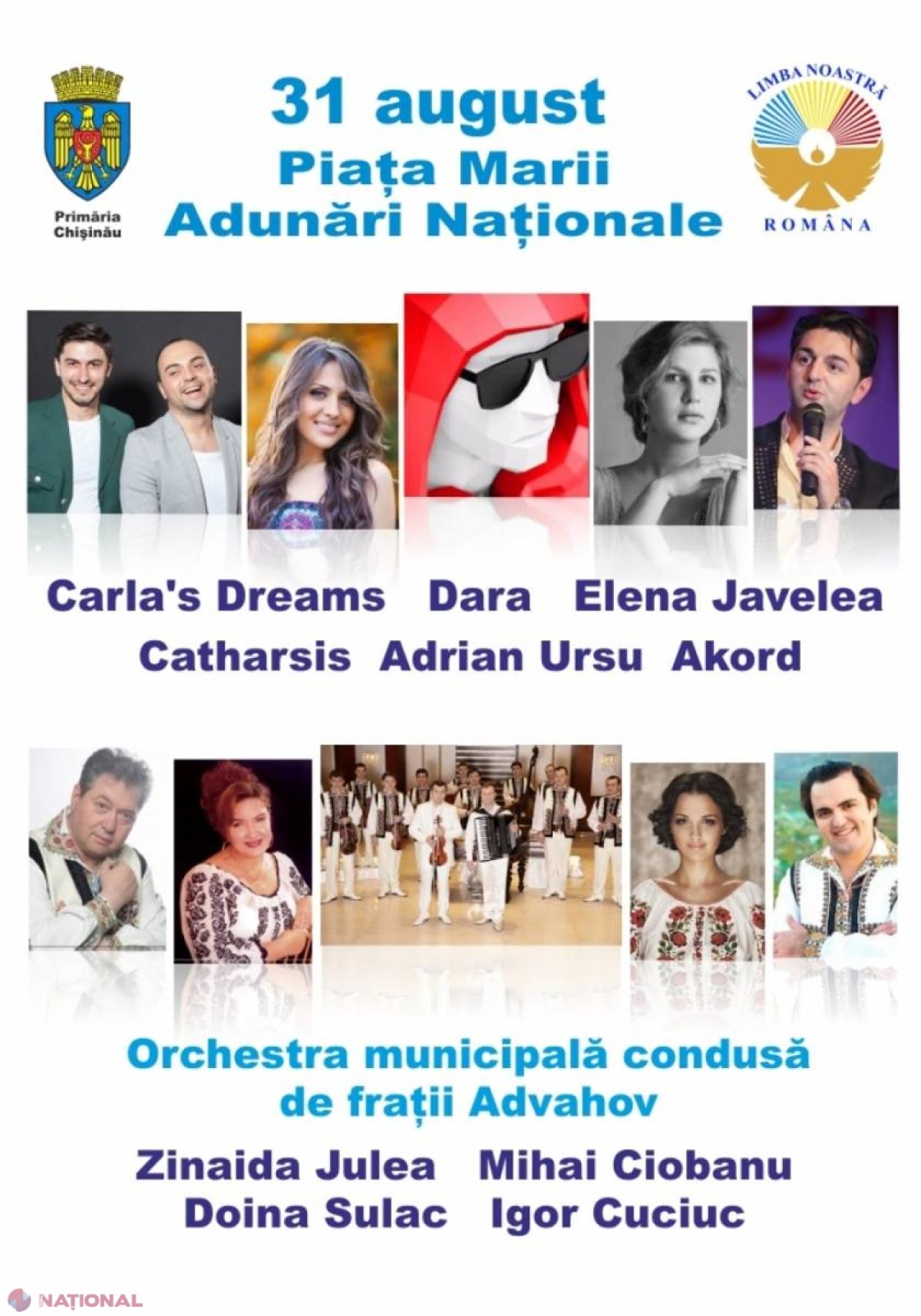 Concert dedicat Zilei Limbii Române  la Chişinău