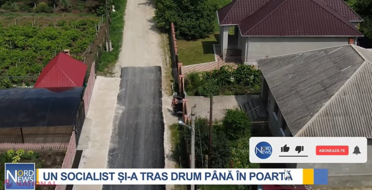 VIDEO // Liderul SOCIALIȘTILOR din Florești, candidat la funcția de DEPUTAT, „cu gândul la popor”: Și-a tras asfalt până la poartă, iar vecinii au rămas cu ochii în soare. „Asta este bătaie de joc”