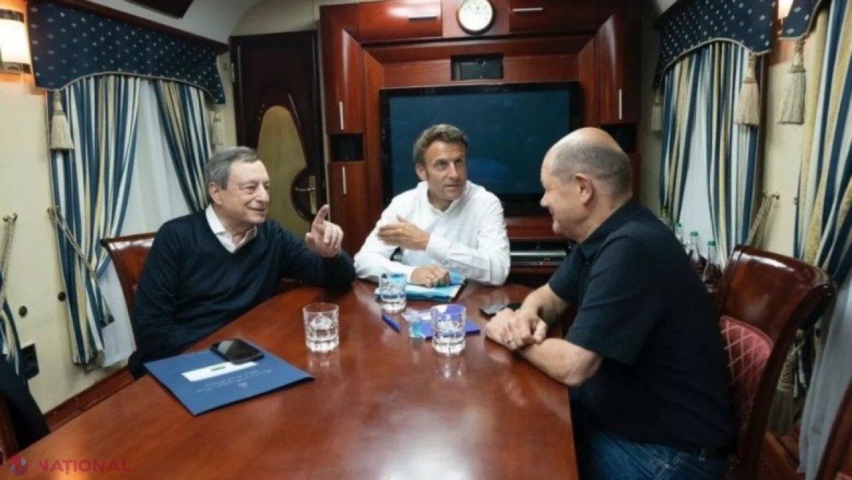 Klaus Iohannis ajunge joi la Kiev, împreună cu Emmanuel Macron, Olaf Scholz și Mario Draghi