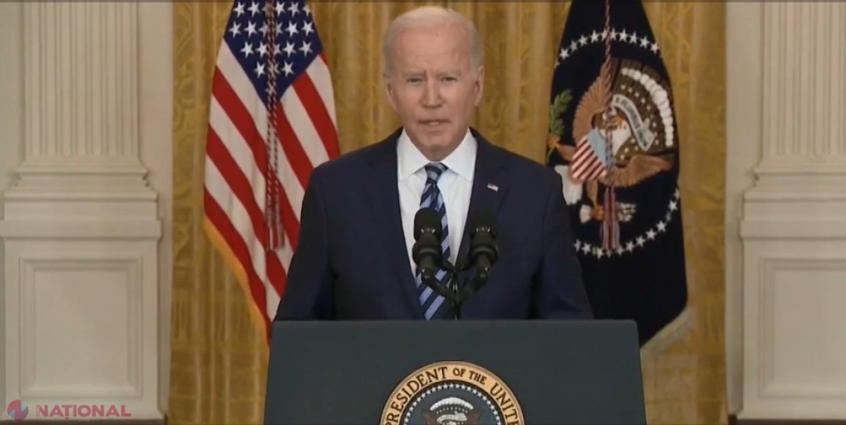 VIDEO // SUA anunță un nou val de SANCȚIUNI împotriva Rusiei. Biden: „Putin va fi un PARIA pe plan internațional”