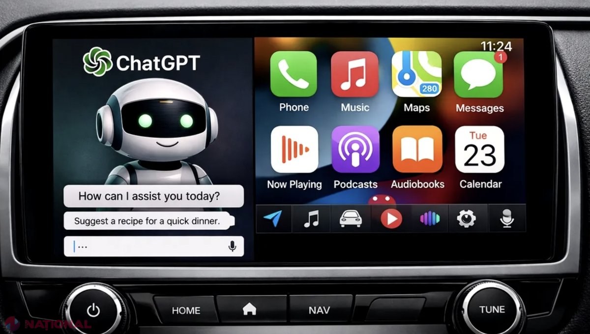 ChatGPT urcă la bordul mașinii tale prin CarPlay: cum schimbă iOS 26.4 felul în care vorbești cu mașina în mers