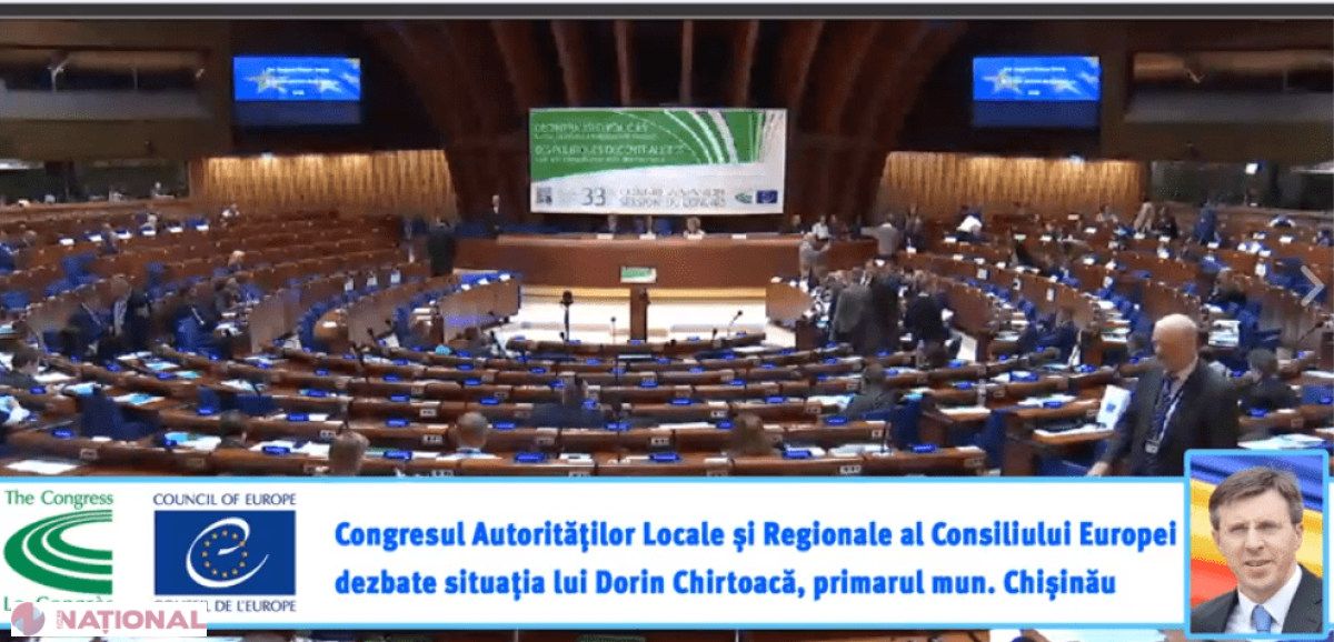 VIDEO // Congresul Autorităților Locale şi Regionale al Consiliului Europei CONDAMNĂ suspendarea din funcție a lui Dorin Chirtoacă și anunță monitorizarea „atentă” a cazului