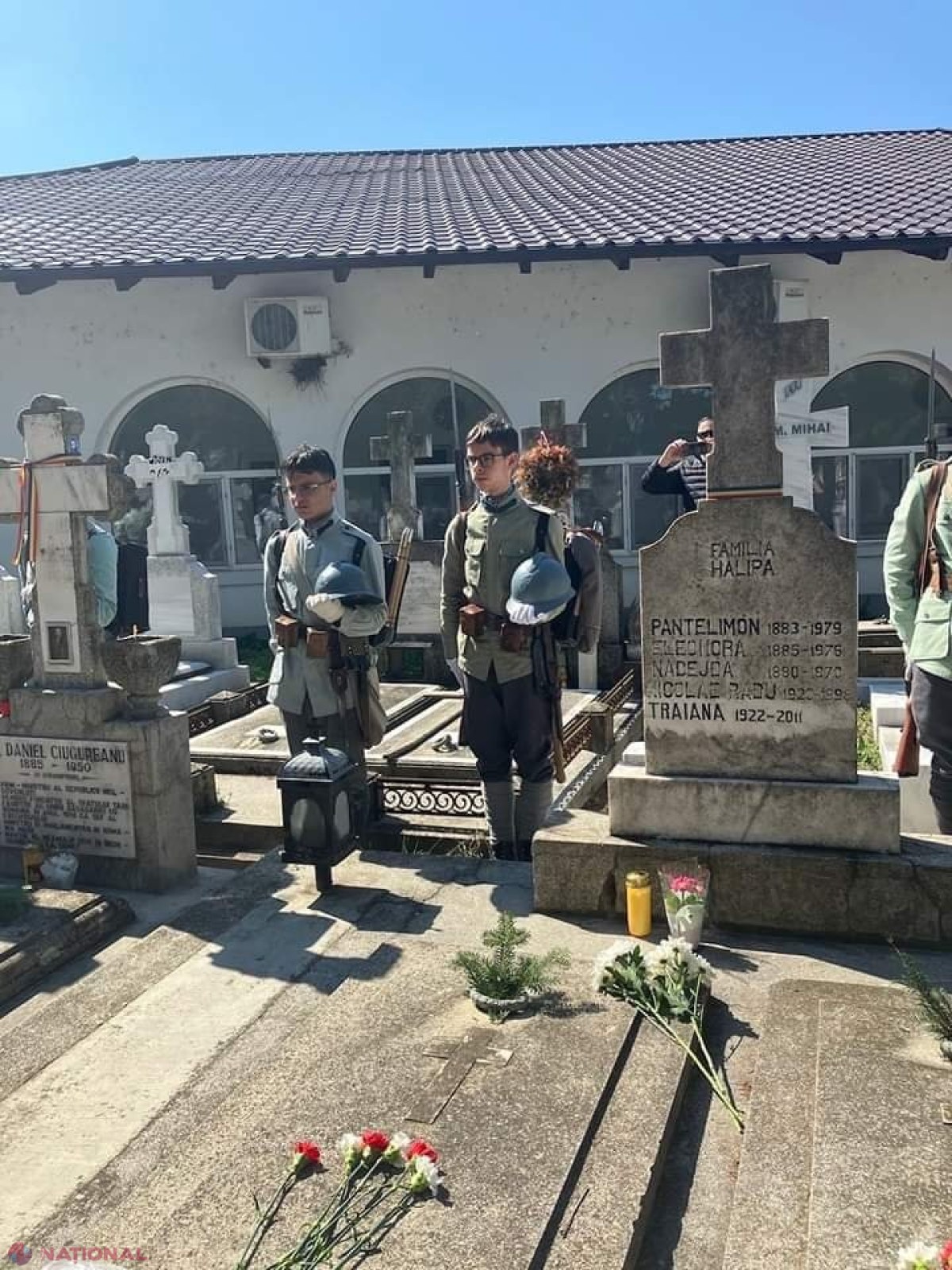 FOTO // Artizanii Unirii Basarabiei cu România, comemorați la Mănăstirea Cernica de la București