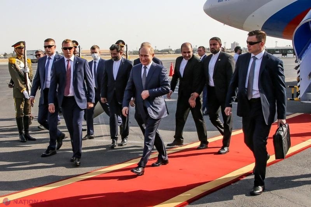 VIDEO // Putin, mic, șchiop, cu o mână inertă, în Iran după drone: imaginea Rusiei „victorioase”