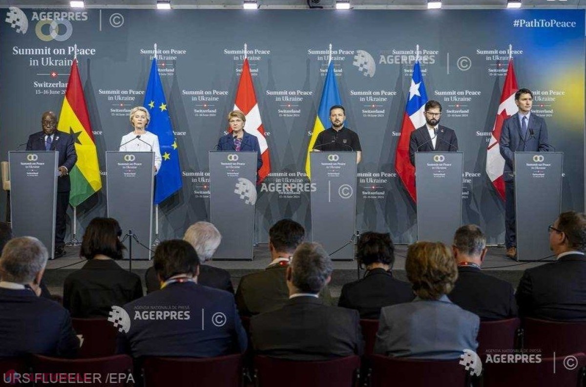 Summitul din Elveţia a adus pacea mai aproape de Ucraina, spune Ursula von der Leyen 