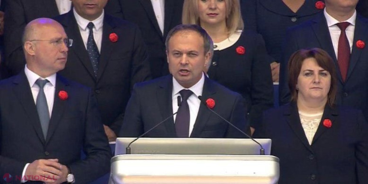 Andrian Candu, săgeți către opoziția de dreapta, la mitingul PDM: „Când a fost vorba de un vot pentru Europa, opoziția de dreapta din Parlament, sfătuită de Maia și Năstase, a stat alături de socialiști”