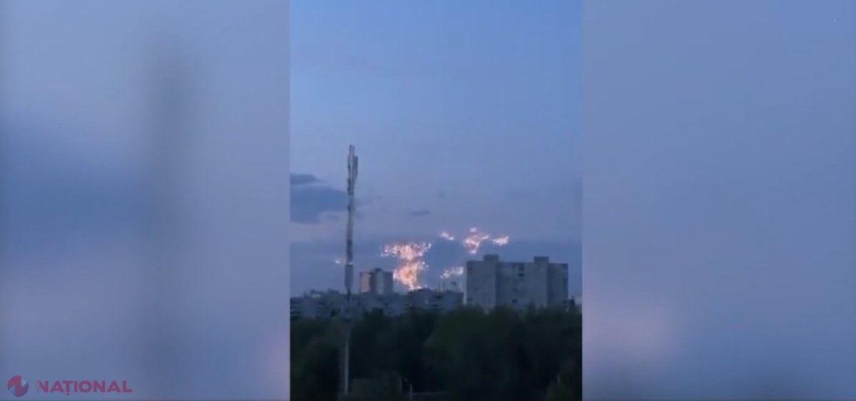 Rușii au atacat cu muniție incendiară în Harkov, oraș în care locuiesc preponderent vorbitori de limbă RUSĂ. Imagini desprinse parcă din infern.