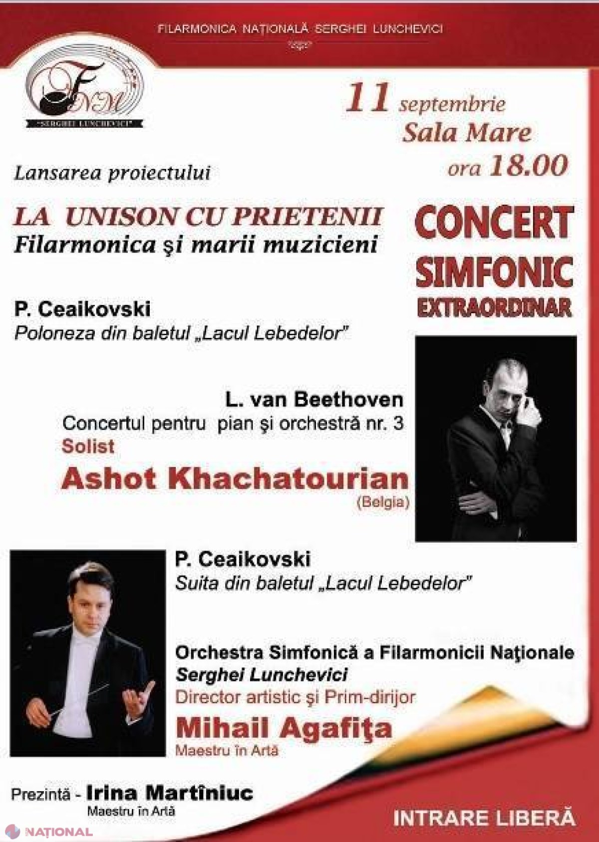 „La unison cu prietenii”, eveniment IMPORTANT astăzi la Chișinău