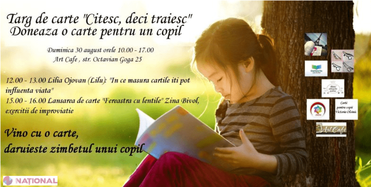 Astăzi poți DONA o carte pentru copiii din ORFELINAT