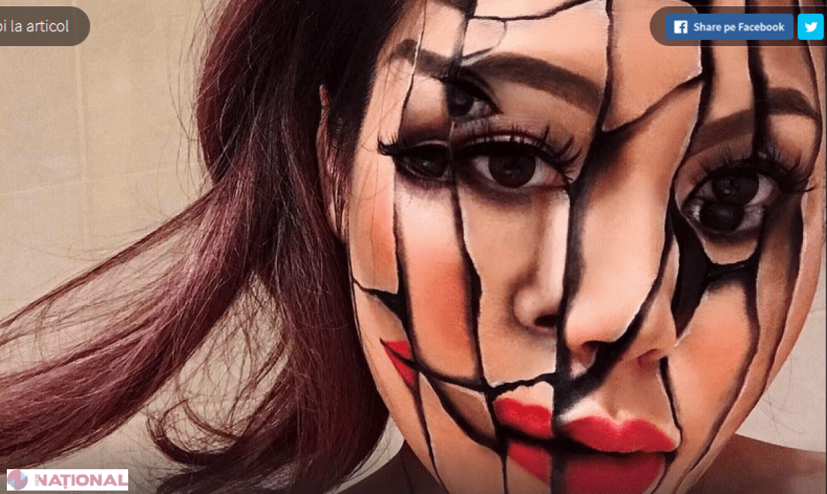 VIDEO // Make-up ARTISTA care a uimit lumea cu iluziile sale optice