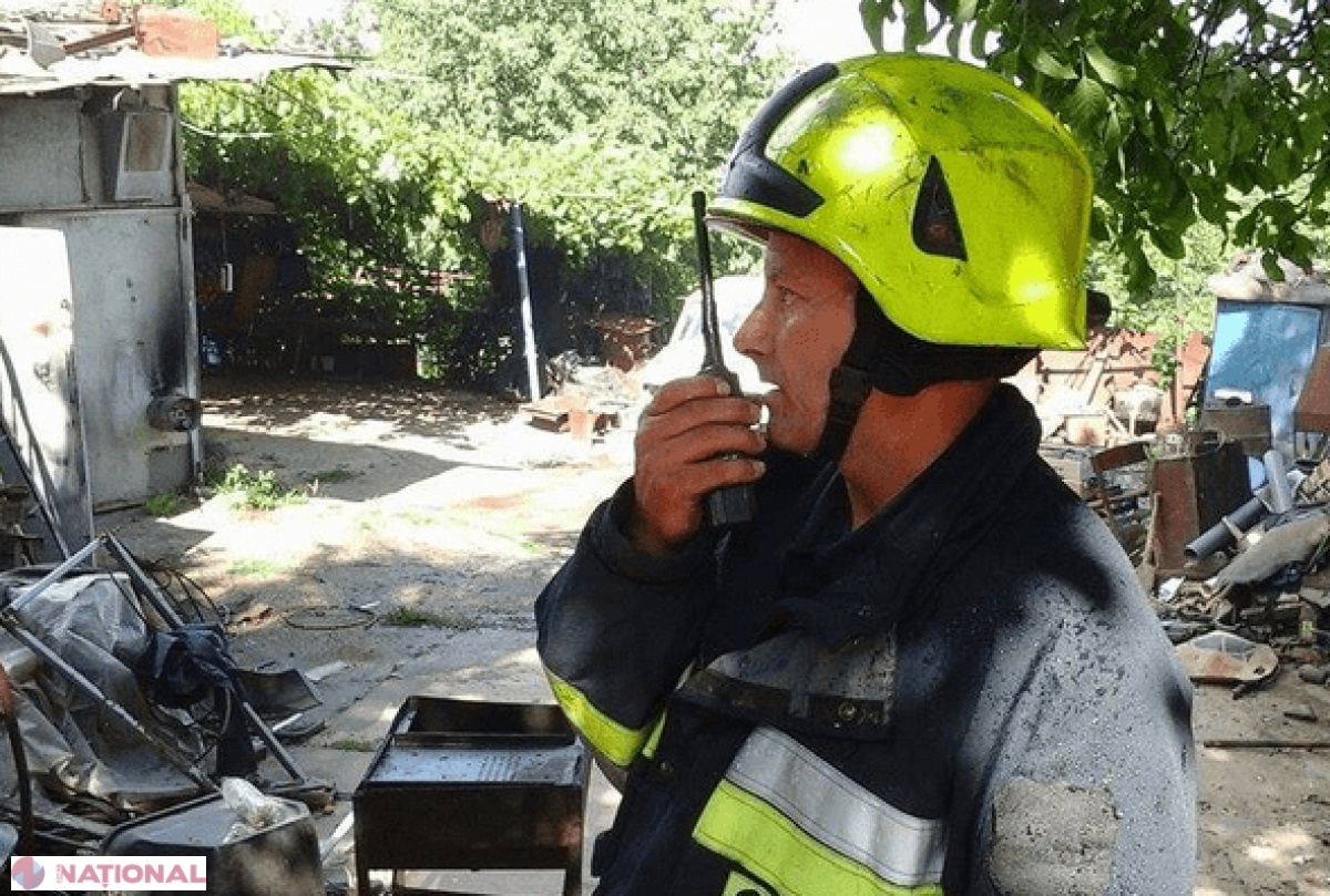 INCENDIU într-un apartament din capitală