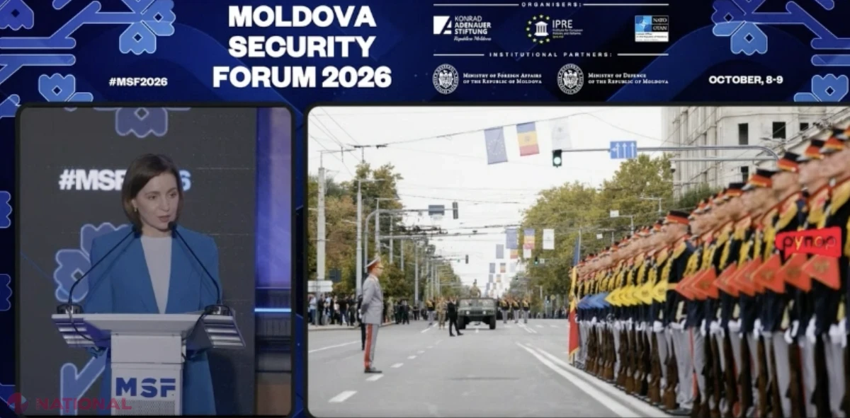 LIVE VIDEO // Maia Sandu, la Moldova Security Forum: „Moldova contribuie la securitatea Europei”. Țara este pregătită să primească noi refugiați ucraineni, iar UE este avertizată că Moldova a devenit un „laborator al ingerințelor Rusiei”